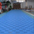 安赛瑞 疏水防滑垫 泳池卫生间PVC镂空拼接地垫 厚9mm 30cm×30cm 1片装 蓝色27116