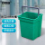 安赛瑞 保洁分色水桶 清洁车桶塑料桶分装桶 绿色4L 7A00958