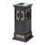 【A165A黑色】中式垃圾桶创意仿古烟灰桶酒店大堂电梯口立式带烟灰缸果皮箱