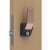定制适用房门锁通用型卧室内门黑色锁具门把手旧门换锁ZS3814 （开门方式内推选‘向内’外拉选‘向外’ 35-50mm向内带钥匙