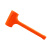 美科（MYTEC）一体橡胶锤无弹力木地板安装锤橡皮锤头香槟榔头小锤子装修 无弹力锤0.5LB