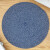 北欧日式 素色圆形简约桌垫 地毯 加厚棉线沙发垫 床边垫 茶几垫 花线蓝色