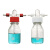 螺口洗缓冲GL45密封气瓶瓶耐腐厚玻璃耐压洗缓冲实验室安全瓶 (标准款)2000ML红盖整套
