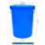知旦602208塑料水桶280L收纳桶储水桶化工桶胶桶蓝色含盖
