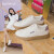 达芙妮（DAPHNE）小白鞋女2022春季薄款新款ins潮女鞋子女休闲板鞋女 白紫色 38