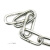 一  JGY8816  不锈钢长环链条 不锈钢铁链 金属链条  304不锈钢链 直径8mm长10米