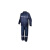 代尔塔  (DELTAPLUS） 407004 反光条PVC劳保分体雨衣 藏青色