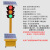 安徽移动红绿灯驾校公路临时警示手推升降太阳能交通信号灯 200四面三灯90W太阳板200-12-90