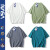 NASA GISS潮牌联名美式重磅短袖T恤男宽松大码纯棉上衣夏季潮流ins半袖体恤 NA23-白色 3XL  建议185-200斤