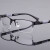 电焊眼镜焊工眼镜男半框平光镜树脂镜片 宝石蓝色 平光0度单个眼镜