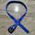 礼丝汀工地安全带替换专用腰带可订做加长加厚保险矿井捆绑腰带  定制 涤纶腰带弹簧卡扣(蓝色) 1.5米