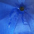 严品安防 户外广告伞 防雨防晒遮阳伞 2.4米蓝+三层架+牛津银胶布
