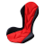 日本原装MissionPraise 手工汽车座垫3d支撑座垫椅垫贴合身体曲线缓解腰部颈椎疲劳 红色