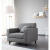 简易北欧布艺沙布小型家用简约小户型沙发双人公寓办公室轻奢家具 黄色 1m 0.8x5x