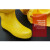 海固HG-2WP耐酸碱半封闭轻型防化服连体带帽轻型酸碱防护服 黄色 L 