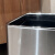 欧润哲 银色圆形无盖不锈钢垃圾桶10L办公室单位机构卫生间大号废纸桶户外厕所直投纸篓直投圆桶