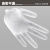 百舸 一次性手套PVC手套加厚防护100只/盒食品用餐饮家务烘焙手套 S码