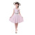 迪士尼（Disney） 女童夏装新款洋气套装公主连衣裙子夏天儿童夏款8-12岁女孩衣服 粉紫色 雪纺裙 120建议身高110-120cm30-40斤