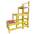 兴航发 绝缘梯凳三层 三层梯凳带轮凳可移动绝缘凳子 工程专用凳子