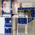 梦卡莱（MENGKALAI） 布衣柜 简易衣柜实木防潮双人衣柜简易超大空间收纳 衣柜布现代简约衣橱 2.05米蓝色星空