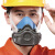 LISM8200透气防尘防口鼻粉尘硅胶装修灰粉打磨罩工业防烟电焊面罩 单独活性炭棉-40片(不含)