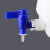 塑料放水桶HDPE放水下口瓶塑料龙头瓶实验室蒸馏水5L/10L/25L/50L 配件水龙头一个(适配黑盖)