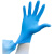 灵巧型E350一次性丁腈精品手套蓝色耐磨防水厨房多用途级劳保 星宇E400蓝色丁腈100只/盒 S