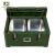 勤保特 30L滚塑保温箱 热食前送器 食品保温周转箱 军绿色空箱配2格盘