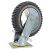 奔新农风火轮聚氨酯脚轮 耐磨轻音重型工业轮子 6寸(2转向+2定向) 灰色