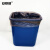 安赛瑞 垃圾分类垃圾袋 （100只装）彩色加厚手提背心垃圾袋55×32cm商用办公垃圾袋 咖色（湿垃圾）27021
