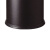 南 GPX-43 南方圆形单层垃圾桶 镜钢圈 黑色皮 商用客房无盖垃圾桶带活动钢圈 房间桶 果皮桶