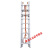 定制铝合金联梯子加厚折叠单面升降程梯云梯16米伸缩长梯 6.5米三联升降/缩回2.68米