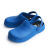 2021年防滑厨师鞋透气包头防水休闲轻便耐磨耐油橡胶底劳保工作鞋 蓝色 45