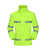 苏识 FX001户外交通执勤反光雨衣裤套装 分体双层加厚骑行防水 浅绿色 165