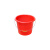庄太太【12.5L无盖款】塑料手提水桶红色大小水桶带盖子耐摔