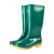 上海牌 301 女士高筒雨靴 防水鞋PVC户外雨靴可拆卸棉套 蓝色38码