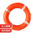 鸣固 救生圈 全塑成人救生圈 救生浮圈 救生设备 红白普通款 1个 救生圈