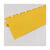 爱柯部落 PVC工业地板砖边条 搭配购买 单独购买不发货 50cm*12cm*6.5mm 黄色 价格单位：片