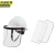 京洲实邦 白色安全帽+支架+3张面屏 安全帽头盔式烧电焊防护面罩全脸轻便JZSB-9122XJ