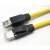 汇川伺服通讯网线EtherCAT总线S6-L-T04-0.3/1.0/3.0工业屏蔽网线 S6-L-T04黄色 0.2m