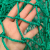 森驰 安全平网 建筑工地防护网防坠网 6mm粗 5cm网孔 聚乙烯 0.9*1.4米 绿色