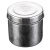 益美得 不锈钢留样盒学校食堂餐厅取样盒包装盒 圆罐8cm（304材质） BQA11513