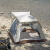 萨路特帐篷便携式速开远足户外露营自动帐篷野营5-8公园帐篷定制 5-8人窗格银胶白+防潮垫遮阳