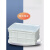 白色物流周转箱塑料长方形带盖养龟鱼缸水箱塑料箱箱子 500-300箱550*410*310mm 白色无盖