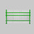 希万辉 锌钢围墙护栏铁艺栅栏隔离防护栏B 蓝白色1.8高3横杠3米长普通款