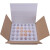 适用30枚装珍珠棉鸡蛋托防震泡沫寄草土鸡蛋快递包装盒箱子打包盒 60枚加厚中托+纸箱*1套 拍6