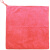 兰诗（LAUTEE）QJ-300 方形纤维毛巾清洁抹布酒店物业带挂钩方巾30*30厘米 枚红10条装