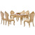 比斯达广东佛山家具品牌前十名欧式实木餐桌大理石面餐厅餐桌椅组合全实 1.5*0.9米方桌【实木+天然石面