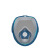 海固 HG-800宝蓝灰硅胶全面罩 搭配 N2295 滤棉1片和 HG-LWKL 螺纹口滤尘盒1个组合装 单位：套