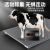 上海地磅秤1-3吨工厂物流地泵电子秤5吨小型地磅带围栏称猪牛 加固款 2*2米0-3吨